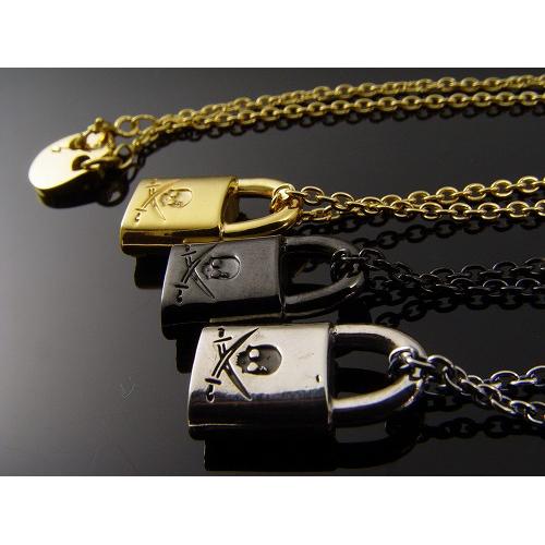 MSGR ネックレス ジュエリー オーダー / &SKULL&PADLOCK PENDANT