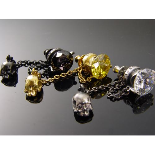 MSGR ピアス ジュエリー オーダー / ZIRCONIA&SKULL PIERCE