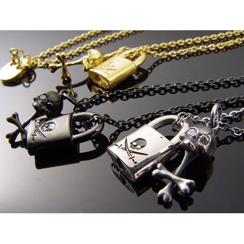 MSGR ネックレス ジュエリー オーダー / &SKULL&PADLOCK PENDANT