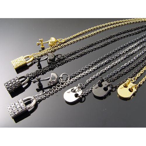 MSGR ネックレス ジュエリー オーダー / &SKULL&PADLOCK PENDANT