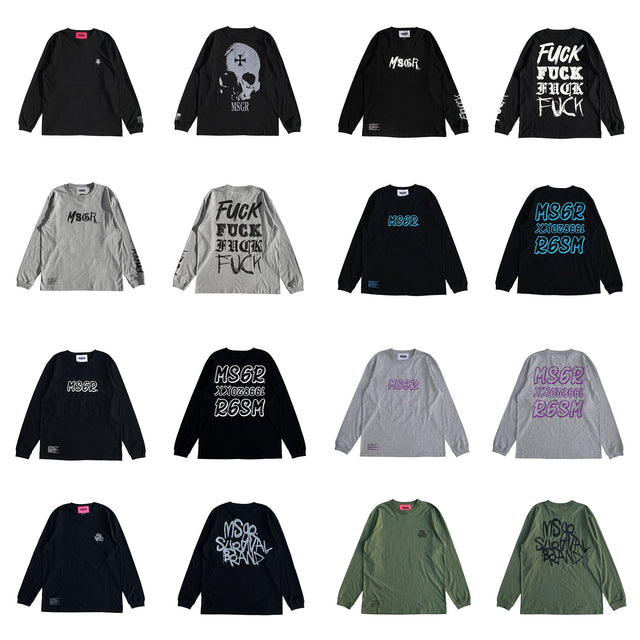 MSGRより視覚的・触覚的な奥行きを表現したロンT発売！