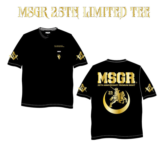 6.10 MSGR 25周年イベントと限定TEEシャツのご案内