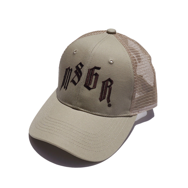 MSGR キャップ / OLD ENGLISH ARCH LOGO MESH CAP