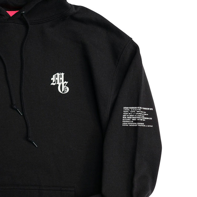 MSGR パーカー / BLACK STRIKE 8.8oz PULL HOOD