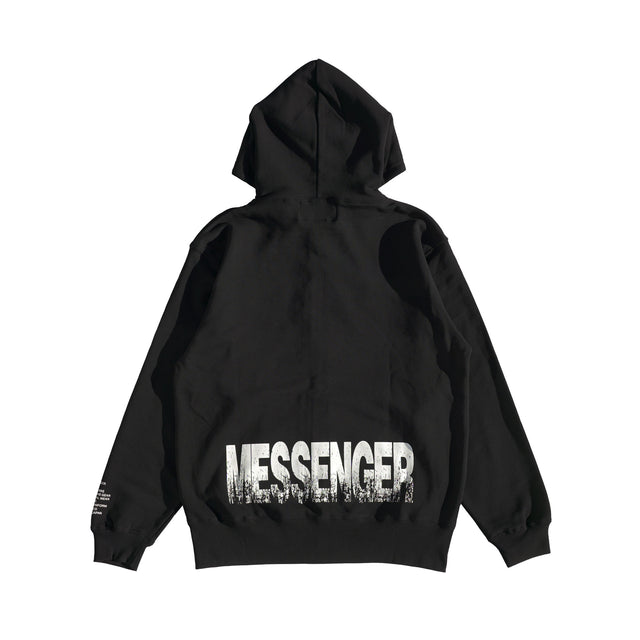 MSGR ジップパーカー / SCRAPED LOGO 10oz PILE ZIP HOOD