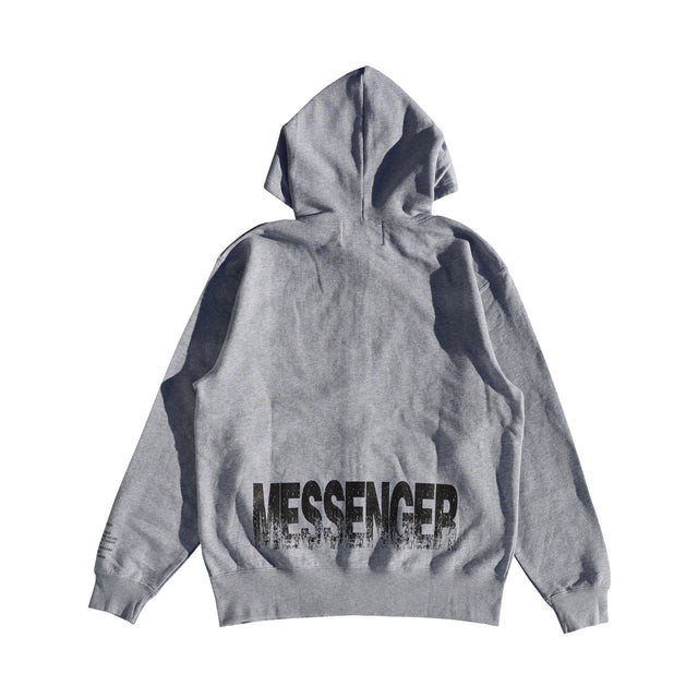 MSGR ジップパーカー / SCRAPED LOGO 10oz PILE ZIP HOOD