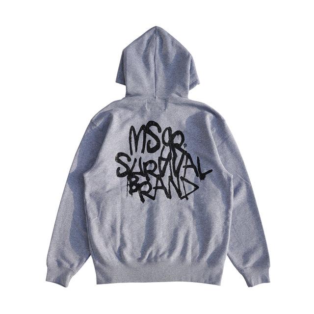 MSGR ジップパーカー / SURVIVE THE STREET 10oz PILE ZIP HOOD
