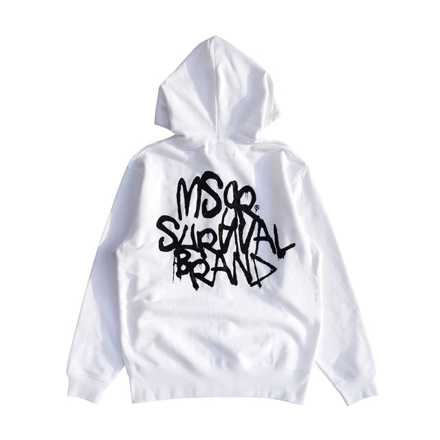 MSGR ジップパーカー / SURVIVE THE STREET 10oz PILE ZIP HOOD