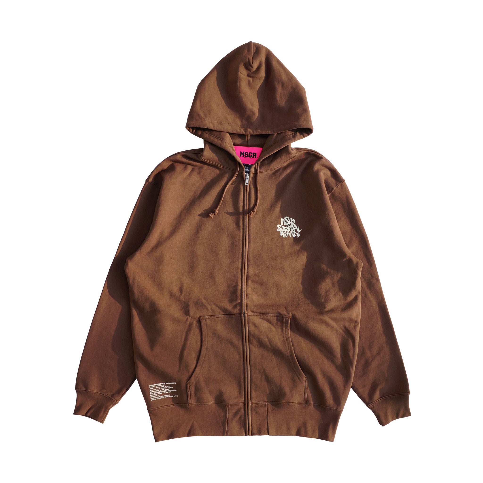 MSGR ジップパーカー / SURVIVE THE STREET 10oz PILE ZIP HOOD – boil