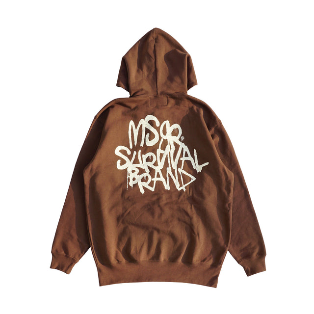 MSGR ジップパーカー / SURVIVE THE STREET 10oz PILE ZIP HOOD