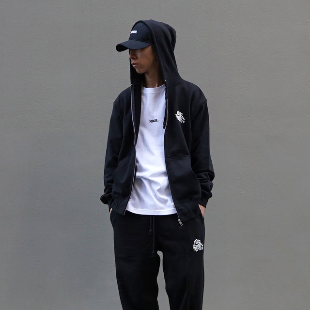 MSGR ジップパーカー / SURVIVE THE STREET 10oz PILE ZIP HOOD