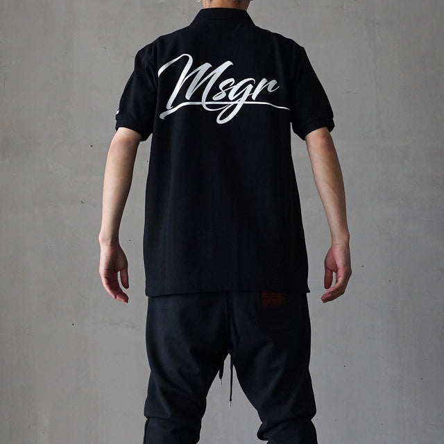MSGR ポロシャツ / BLACKSWORD LOGO POLO SHIRTS
