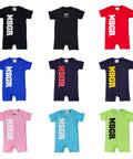 MSGR 子供服 / VIRTICAL LOGO ROMPERS