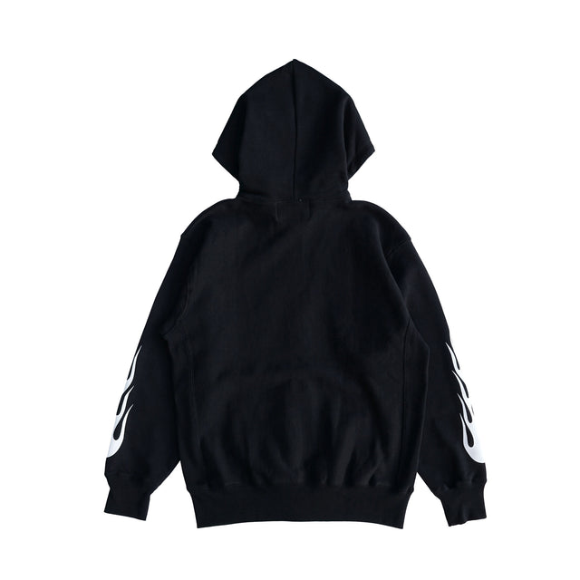 MSGR ジップパーカー / FLAME CROSS 12oz FLEECE ZIP HOOD