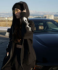 MSGR ジップパーカー / FLAME CROSS 12oz FLEECE ZIP HOOD