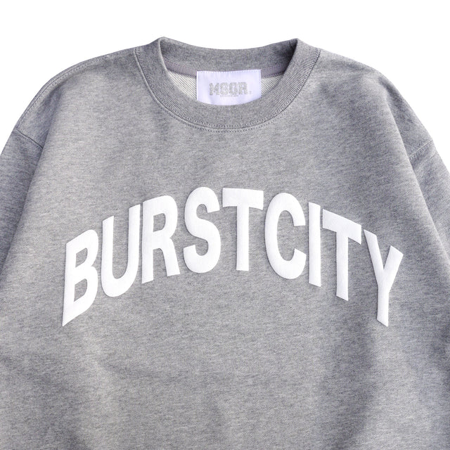 MSGR トレーナー / BURSTCITY 12oz PILE CREW