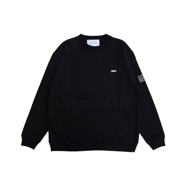 MSGR トレーナー / STENCIL BIC LOGO 8.8oz PILE CREW