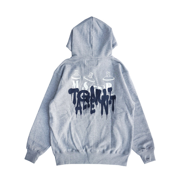 MSGR ジップパーカー / TAGLINE UNIT 12oz PILE ZIP HOOD