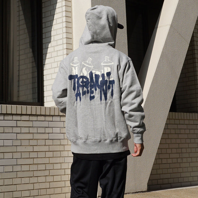 MSGR ジップパーカー / TAGLINE UNIT 12oz PILE ZIP HOOD