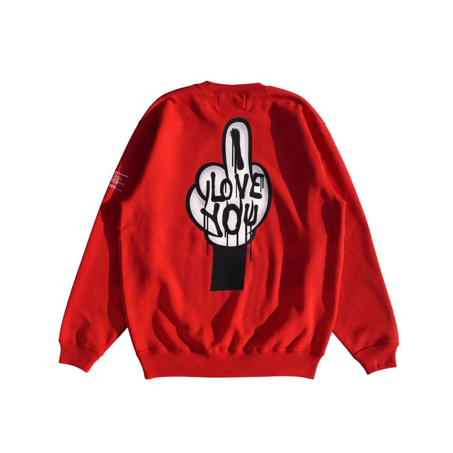 MSGR トレーナー / I LOVE YOU 10oz FLEECE CREW