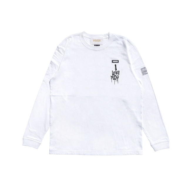 MSGR ロンT / I LOVE YOU LT