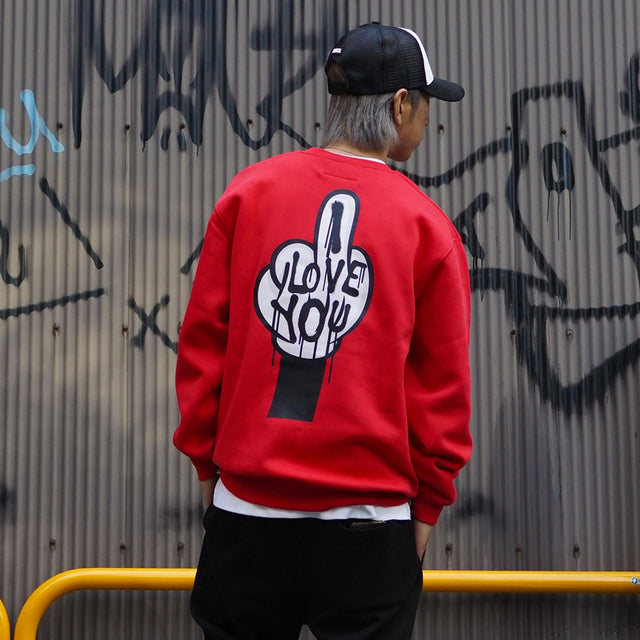 MSGR トレーナー / I LOVE YOU 10oz FLEECE CREW