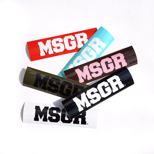 MSGR ステッカー / BOX LOGO STICKER