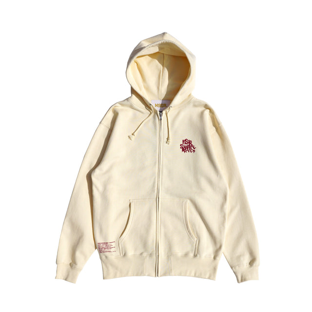 MSGR ジップパーカー / SURVIVE THE STREET 10oz PILE ZIP HOOD