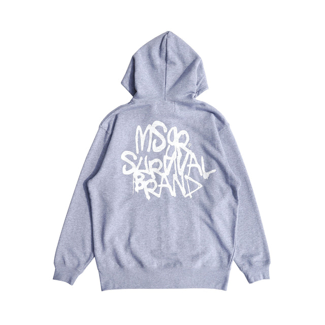 MSGR ジップパーカー / SURVIVE THE STREET 10oz PILE ZIP HOOD
