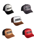 MSGR キャップ / SUEDE STYLE MESH CAP