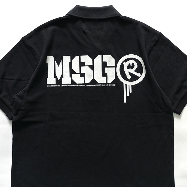 MSGR ポロシャツ / STENCIL LOGO PIQUE 6.0oz POLO