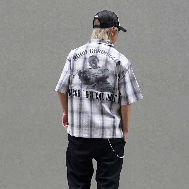 MSGR シャツ / HOOD CHRONICLES OPEN CHECK SHIRTS
