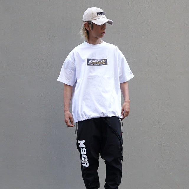 MSGR Tシャツ / METAL LOGO DRAWCORD 6.5oz TEE