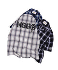 MSGR シャツ / STENCIL LOGO OPEN CHECK SHIRTS