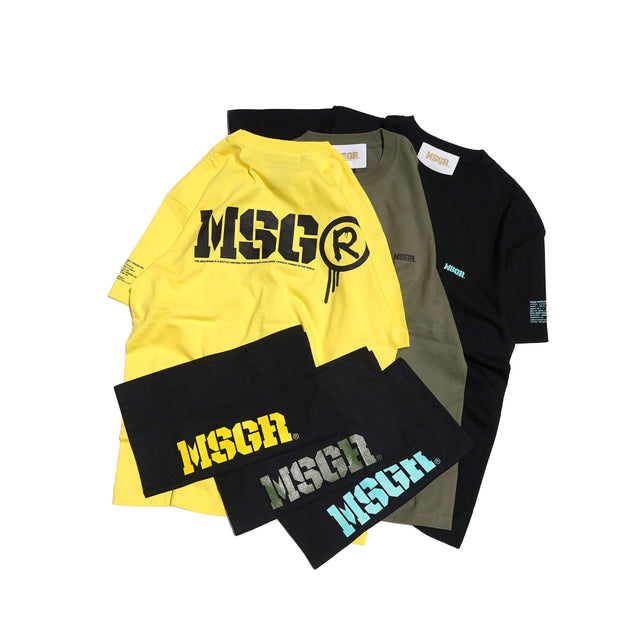 MSGR Tシャツ / STENCIL LOGO TEE WITH TOTE BAG