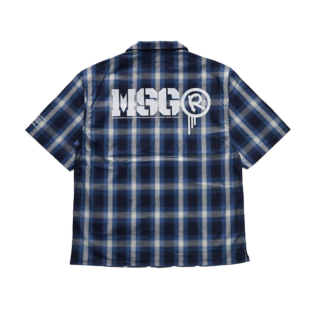 MSGR シャツ / STENCIL LOGO OPEN CHECK SHIRTS