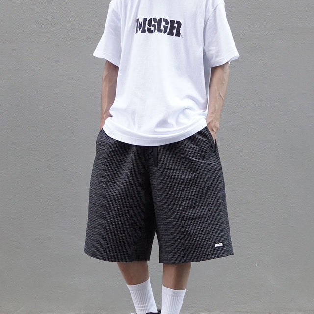 MSGR パンツ / SEERSUCKER CRIMBING SHORTS
