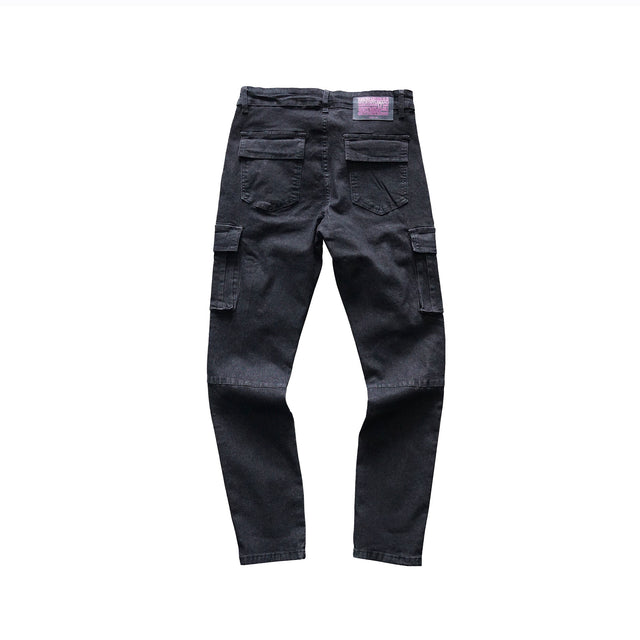 MSGR パンツ / DENIM CARGO SKINY PANTS