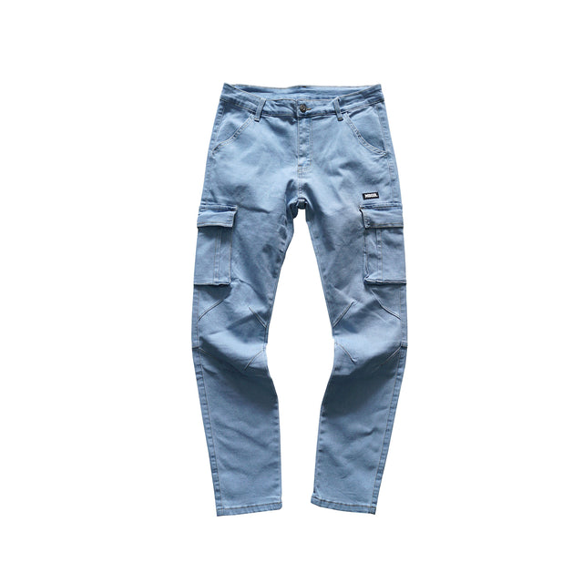 MSGR パンツ / DENIM CARGO SKINY PANTS