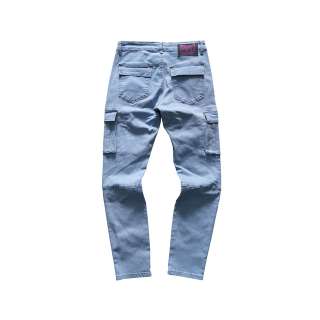 MSGR パンツ / DENIM CARGO SKINY PANTS