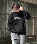 MSGR パーカー / CRACK LOGO 12oz PULL HOOD