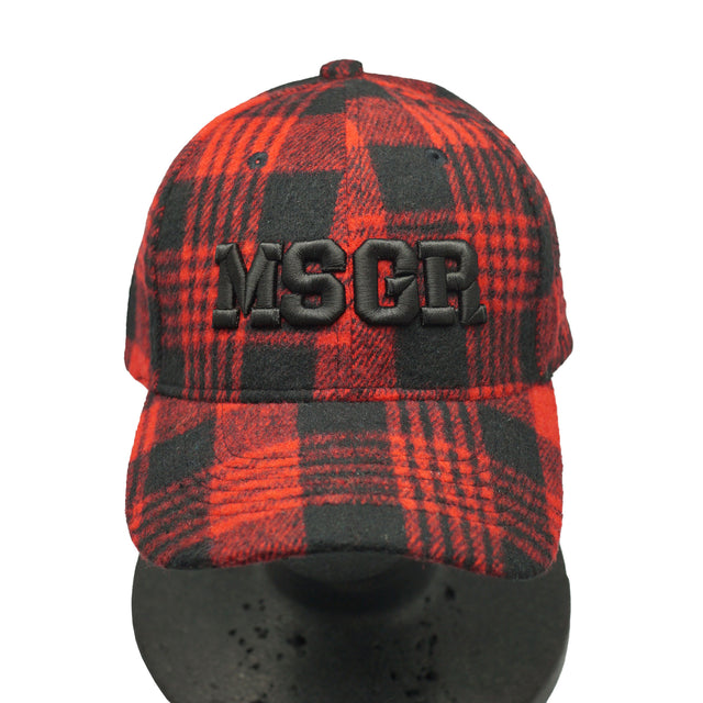 MSGR キャップ / MELTON CHECK CAP