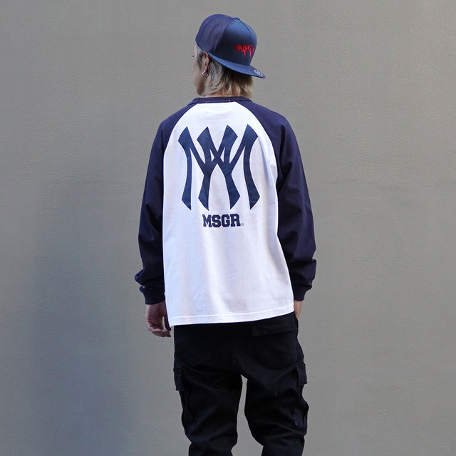 MSGR ロンT / MM MONOGLAM LOGO RAGLAN LT