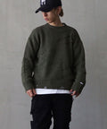 MSGR ニット / VINTAGE DAMAGE CREW KNIT