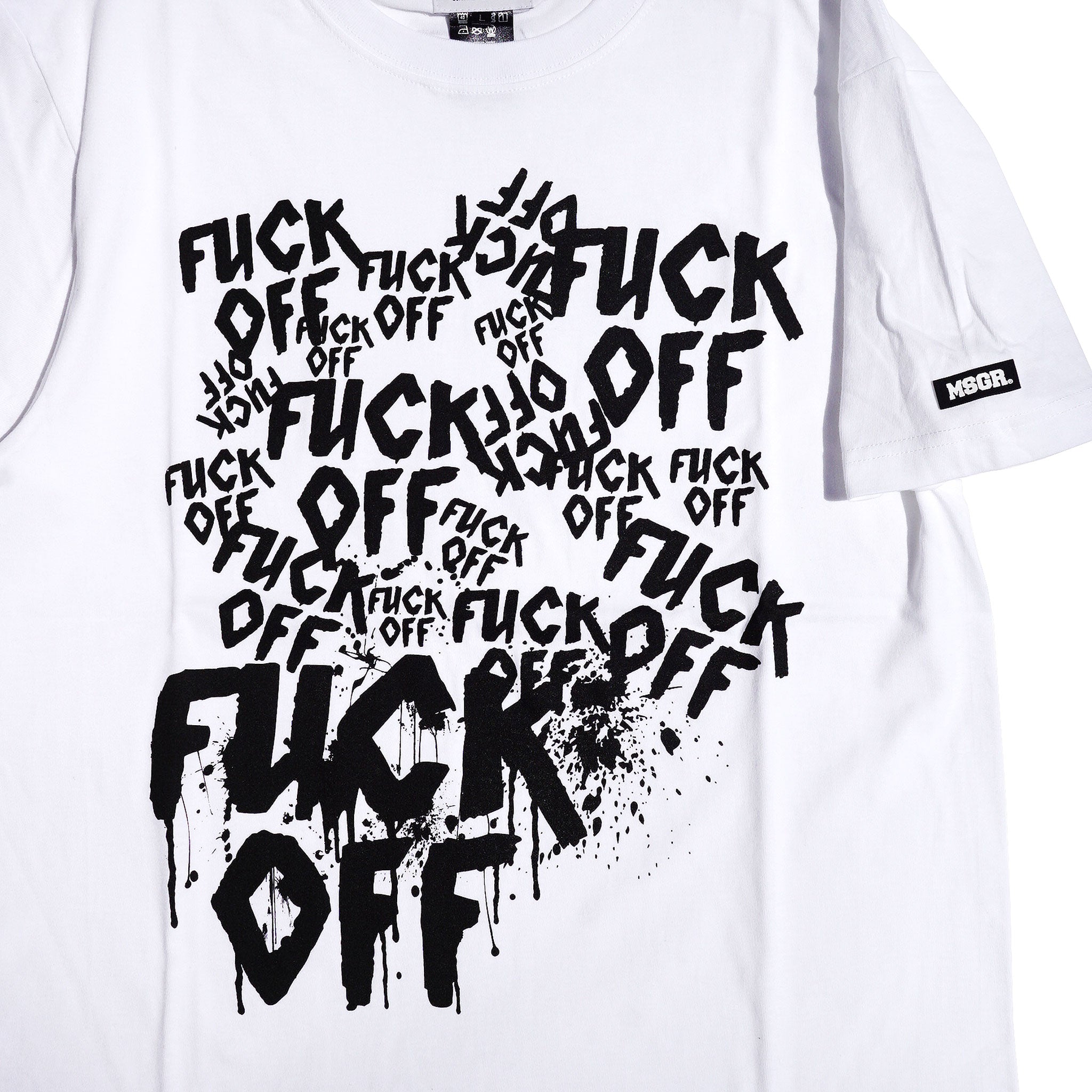MSGR Tシャツ / FUCK OFF LOGO TEE – boil FUKUOKA WEB STORE