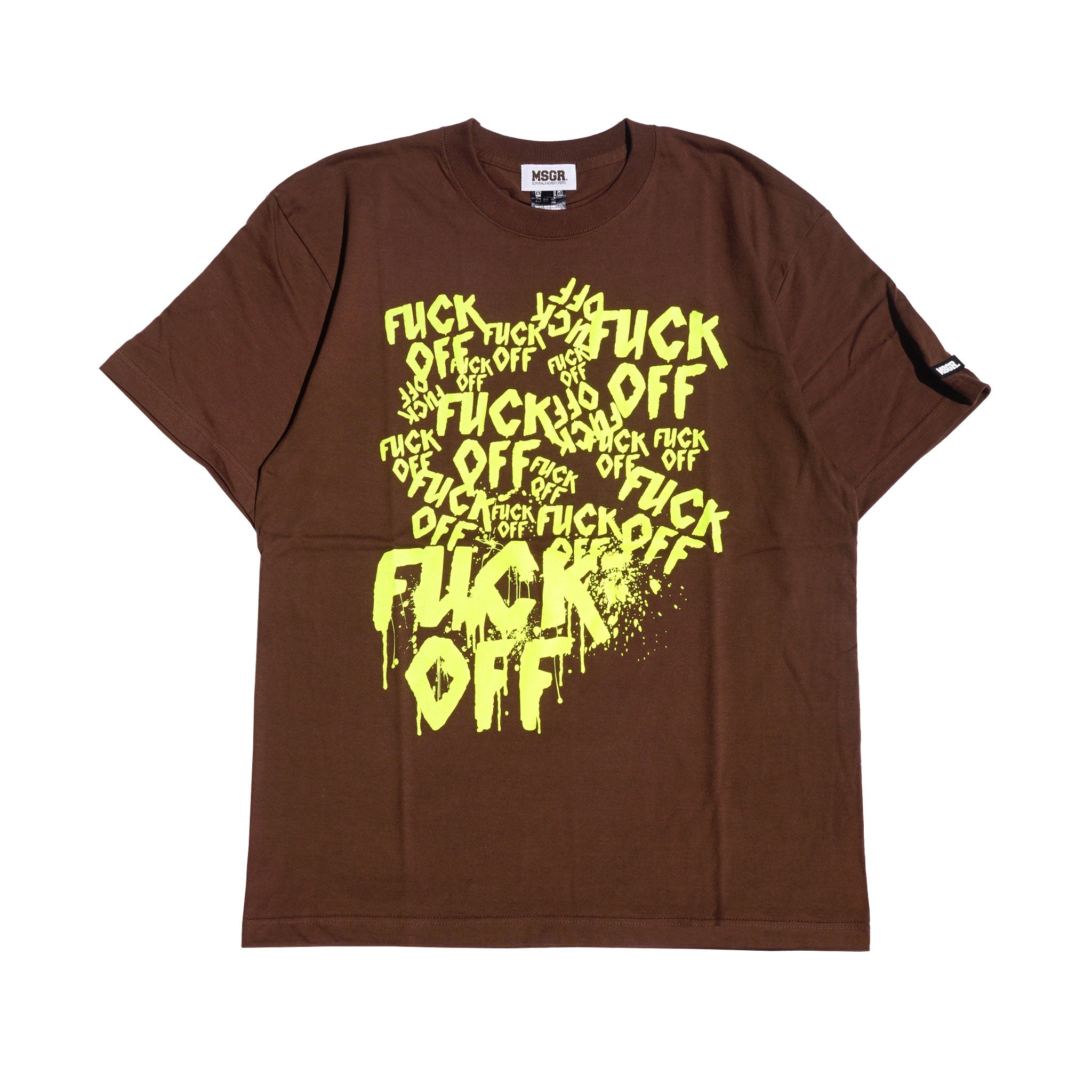 MSGR Tシャツ / FUCK OFF LOGO TEE – boil FUKUOKA WEB STORE