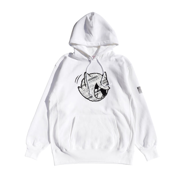 MSGR パーカー / GHOST LOGO PATCH 12oz PULL HOOD