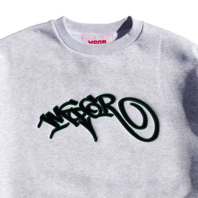 MSGR トレーナー / HAZE LOGO 12oz FLEECE LINING CREW