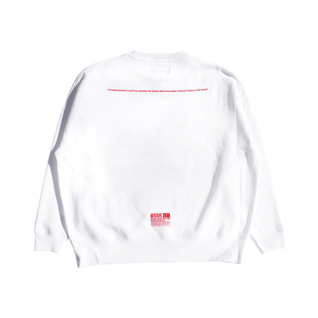 MSGR トレーナー / HAZE LOGO 12oz FLEECE LINING CREW