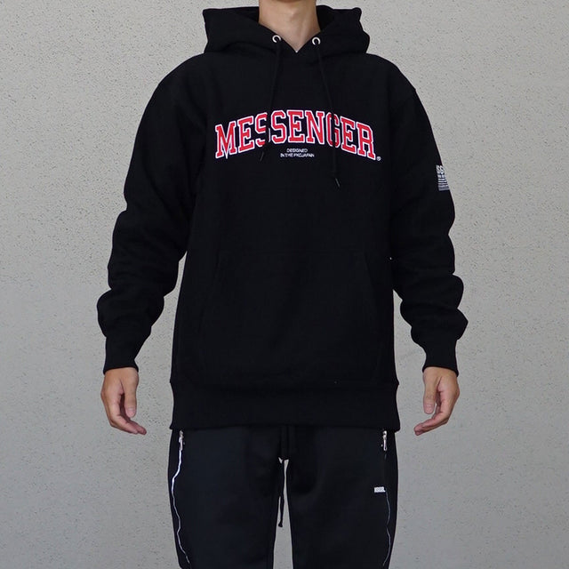 MSGR パーカー / MESSENGER PATCH 12oz FLEECE LINING PULL HOOD